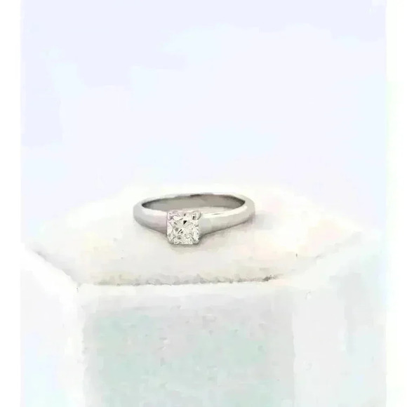 Tiffany & Co. Jewelry - Tiffany & Co Platinum Lucida © .36ct Diamond Engagement Ring Discontinued Size 3